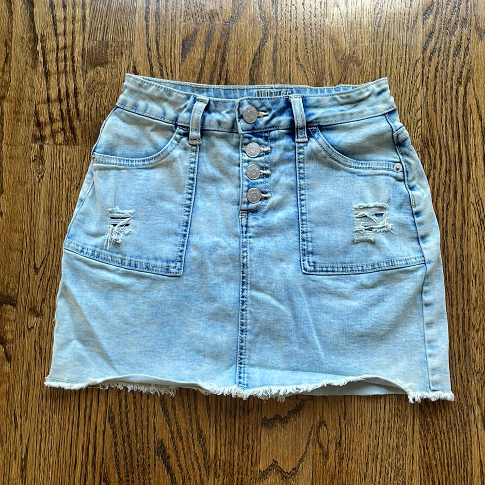 Girls Justice denim skirt size 12